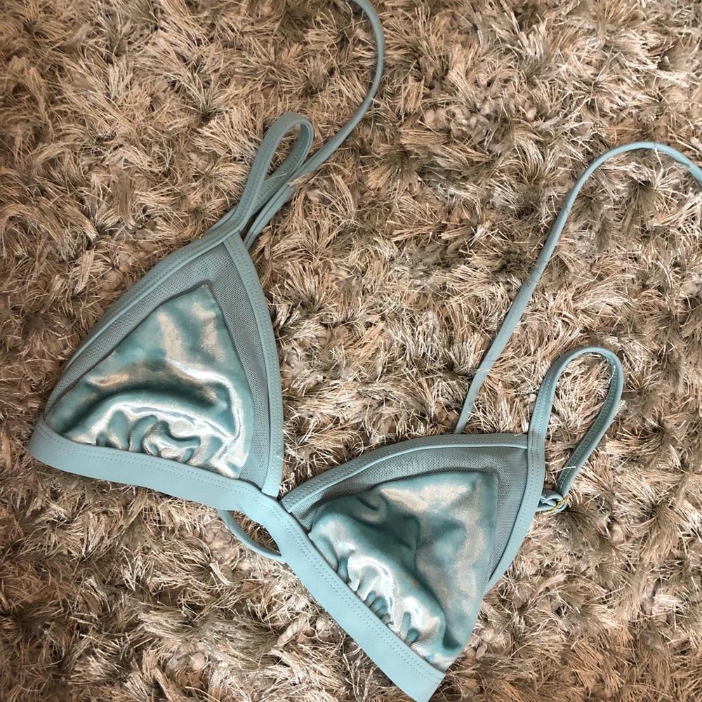 velvet bikini top